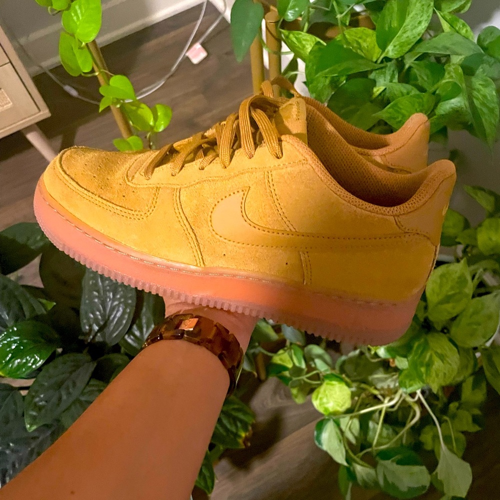 Wheat w/ Gum bottom Air Force Ones